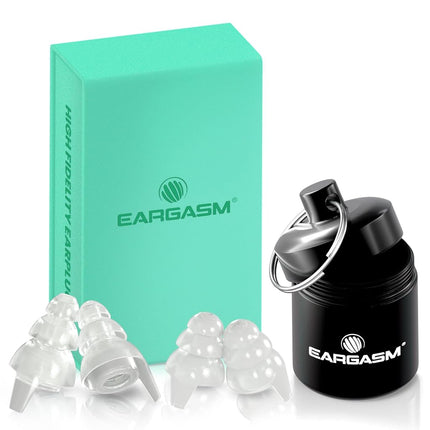 Eargasm Afterglow Earplugs for Smaller Ears - Luminous Earplugs for Concerts, Music Festivals, Musicians and Nightlife - Reusable Hearing Protection with Noise Reduction Up to 21dB