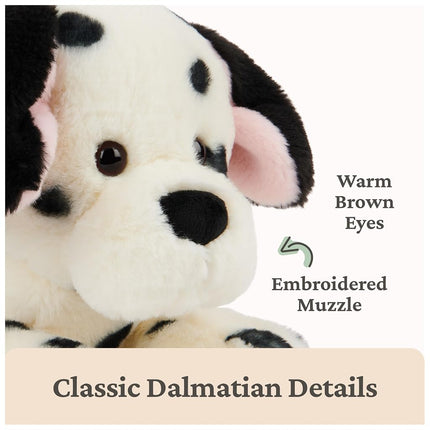 GUND Checkers Dalmatian Puppy Plush, Stuffed Animal Dog for Ages 1 and Up, White/Black, 14”