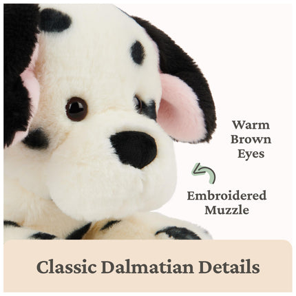 GUND Checkers Dalmatian Puppy Plush, Stuffed Animal Dog for Ages 1 and Up, White/Black, 14”