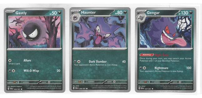 Gengar 057/091 - Paldean Fates � Pokemon � Evoluti