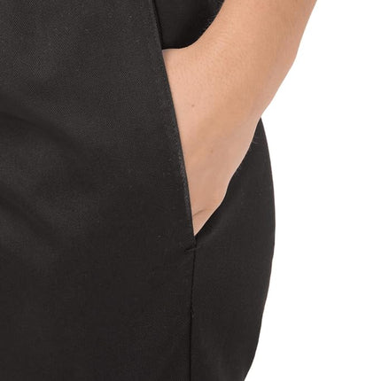 Chef Works Womens Basic Baggy Chefs Trousers, Black, XS / X-Small / Extra-Small, Waist Size: 26-28 inch / 66-71 cm, Polycotton, Womens Chefs Baggy Pants, B223-XS