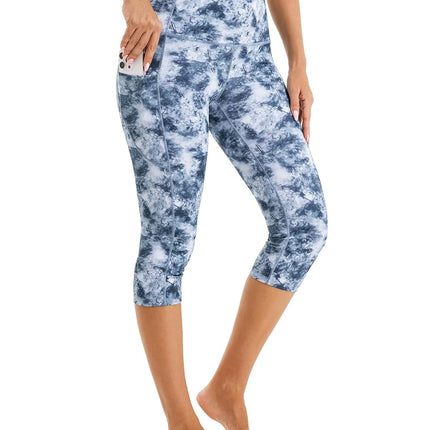 Stelle Women's Capri Yoga Pants with Pockets Essen