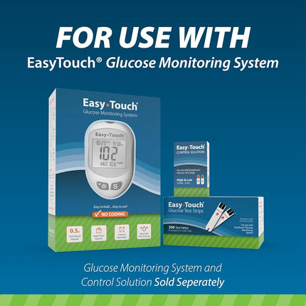 Tiras Reactivas de Glucosa EasyTouch, 50 unidades