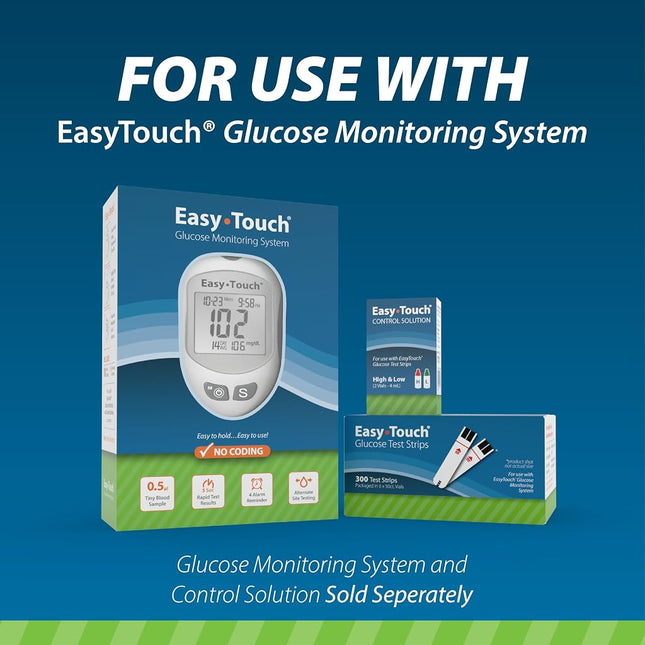 EasyTouch Glucose Test Strip, 50 Count