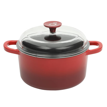 Crock Pot Artisan 3-Quart Round Cast Iron Dutch Ov
