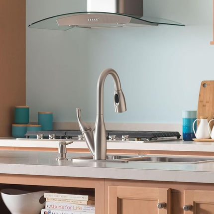 Moen DN0705BN Iso, tirador de pomo para armario y cajones, níquel cepillado