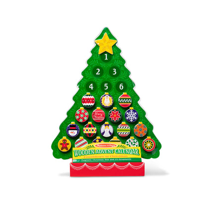 Melissa & Doug Calendario de Adviento de Madera