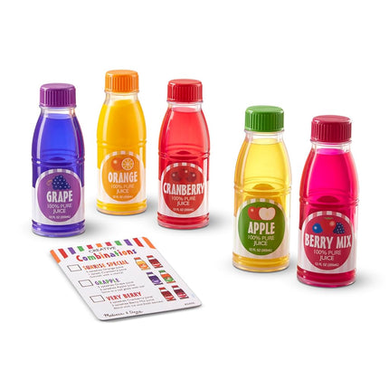 Melissa & Doug Tip & Sip Toy Juice Bottles Play Food Set