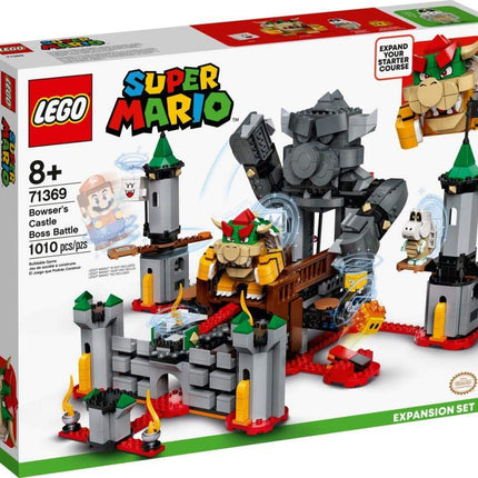 LEGO 71369 Super Mario Bowser’s Castle Boss Battle Expansion Set Buildable Game
