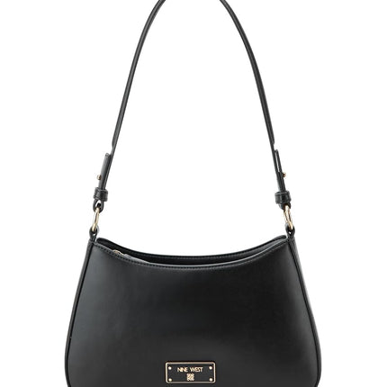 Nine West Women's Charmaine Shoulder Bag etta, Tote, Purse, ava, Designer, Black