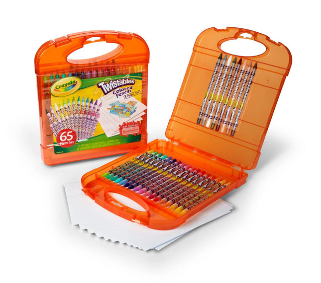 Crayola Twistable Coloured Pencils With Paper Set