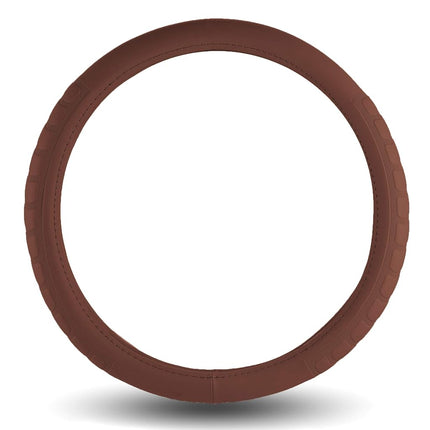 FH Group FH2006TAN Steering Wheel Cover (Microfiber Embossed Leather Tan)