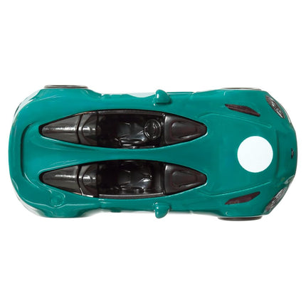 Hot Wheels Premium Car Culture Collectible Toy Car, 1:64 Scale Die-Cast Aston Martin V12 Speedster with Real Riders Tires, HKC78