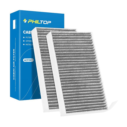 PHILTOP Cabin Air Filter, Replacement for Model 3/Y,Model 3 2017, 2018, 2019, 2020, 2021,Model Y 2020, 2021, Premium Cabin Filter with Activated Carbon, Pack of 1