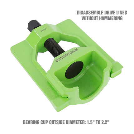 OEMTOOLS 24538 Heavy Duty U Joint Removal Tool, U Joint Press and Removal Tool for Class 7 and 8 Trucks, Universal Joint Press and Extractor