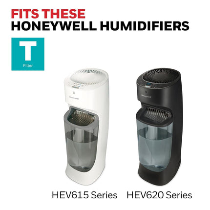 Honeywell Replacement Wicking Filter T, 3 pack, white, 3 Count