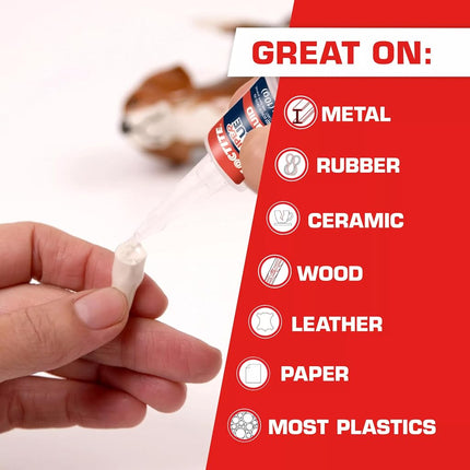Loctite Super Glue Liquid 10-Gram Longneck Bottle