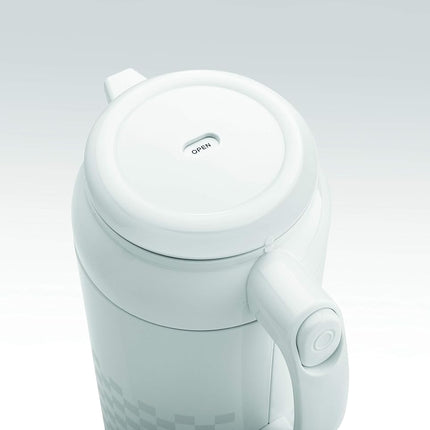 Zojirushi Ichimatsu Collection Easy Touch Handy Pot, Ichimatsu White, AFFB-10 WZ, Made in Japan