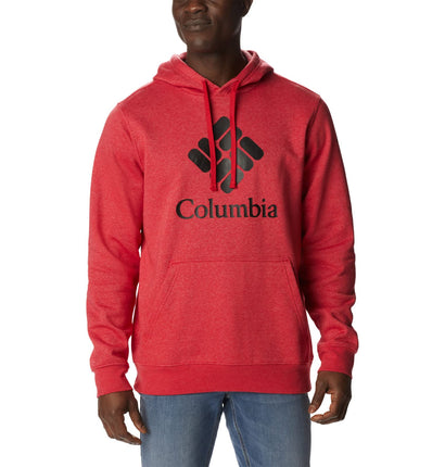 Columbia Men's Trek Hoodie, Mountain Red Heather/C