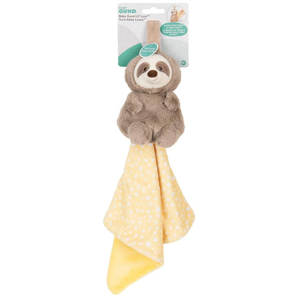 GUND Baby Lil' Luvs Tuck-Away Lovey, perezoso Reese, juguete de peluche ultrasuave con manta integrada para bebés y recién nacidos