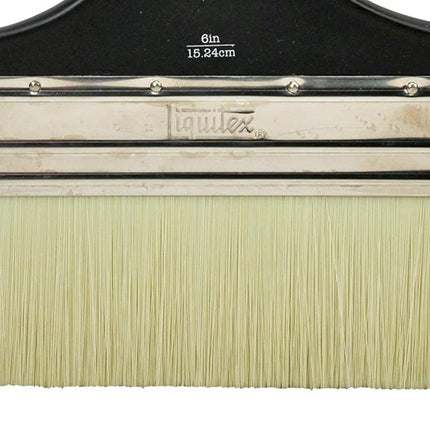 Pincel Freestyle Gran Escala Liquitex 1300706, Plano/Barniz Ancho 6 Pulgadas, Mango Corto