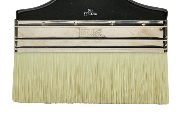 Liquitex 1300706 Freestyle Large Scale Brush, Broad Flat/Varnish 6-Inch, Short Handle