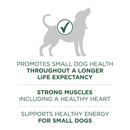 Purina ONE SmartBlend Small Breed Lamb & Rice Formula Adult Dry Dog Food - 3.8 lb. Bag