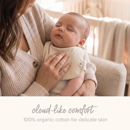 Baberos orgánicos de Burt’s Bees Baby – Baberos 100% algodón para recién nacidos, para bebés y niñas