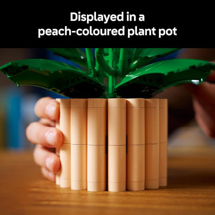 LEGO Botanicals Peace Lily - Artificial Potted Plants Set for Adults - incl. Faux White Flowers & Buds for Living Room or Bedroom Decor - DIY Gift Idea for Women - 11504