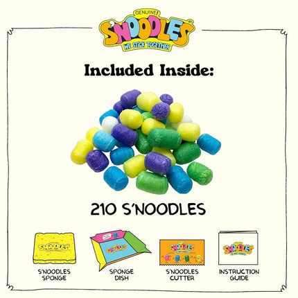 Schylling S’Noodles - Creative Building Craft Kit - Just Add Water - Ages 4 and Up - One Kit