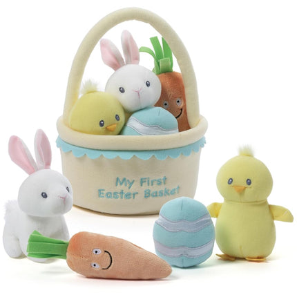 Baby GUND My First Easter Basket 5-Piece Plush Pla