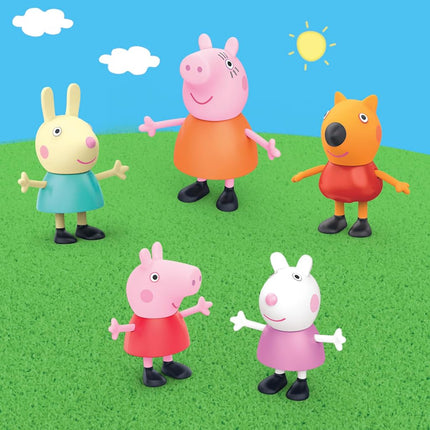 Peppa Pig Little Vehicle Set With 3 Vehicles and 5 Figures for Kids