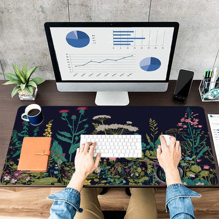 Large Mouse Pad with Wrist Rest, 4-in-1 Wrist Rest for Keyboard and Mouse