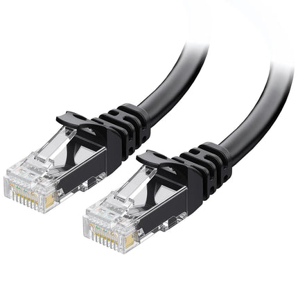 Cable Matters 10Gbps Snagless Cat 6 Ethernet Cable 30 ft (Cat6 Cable, Cat 6 Cable, Internet Cable, Network Cable) in Black