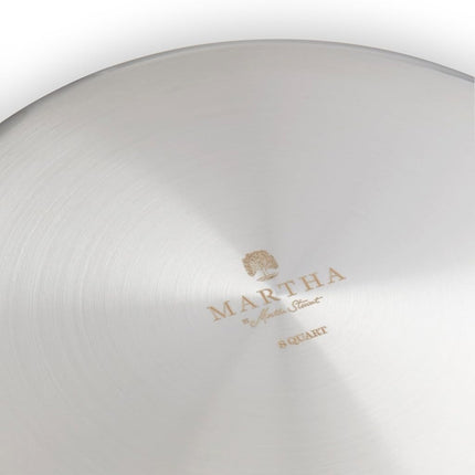 Martha by Martha Stewart 8-Quart Triply Stainless Steel Stock Pot w/Lid