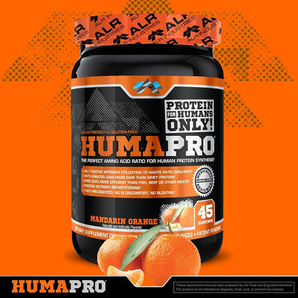ALR Industries Humapro Powder, Mandarin Orange, 334 Gram