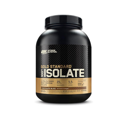Optimum Nutrition Gold Standard 100% Whey Isolate Protein Powder, Chocolate Flavour, 1.36kg - [packaging may vary]
