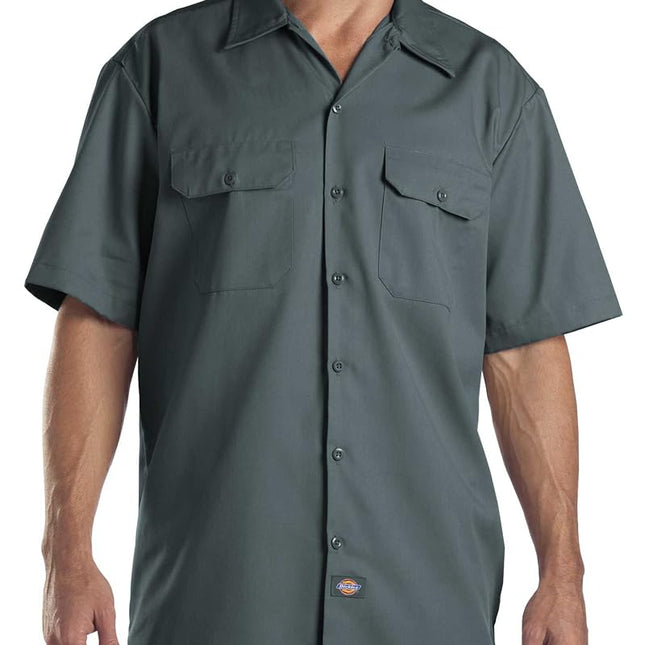 TWILL SS WORK SHIRT ORIGINAL, Green, X-Large