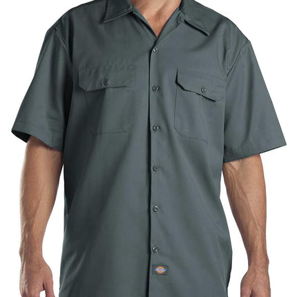 TWILL SS WORK SHIRT ORIGINAL, Green, 3X-Large