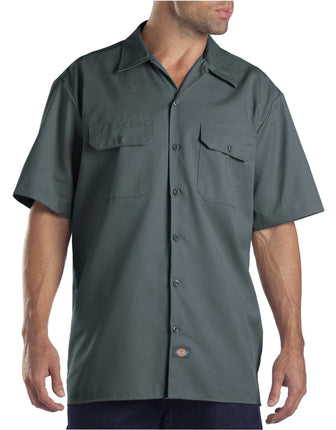 TWILL SS WORK SHIRT ORIGINAL, Green, 3X-Large