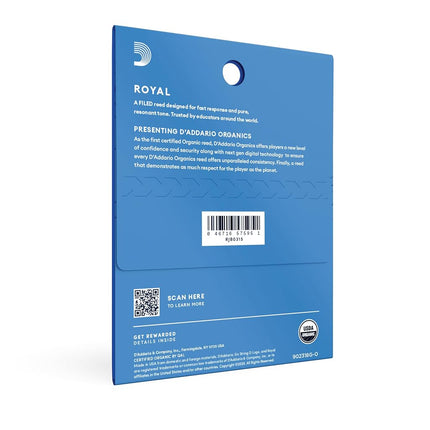 Rico Royal Alto Saxophone Reeds - Strength 1 1/2 - 3 Pack