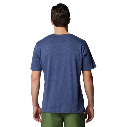 Columbia Men's Thistletown Hills Short Sleeve Hiking Shirt, Dark Mountain Heather, 6X