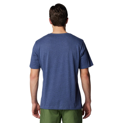Columbia Men's Thistletown Hills Short Sleeve Hiking Shirt, Dark Mountain Heather, XXL