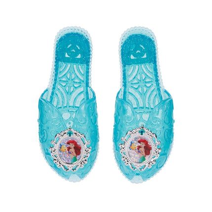 Disney Princess Dress Up Accessory Set Ariel Tiara, Shoes, Wand and Comb Set for Little Girls Role Play Time Costume Toys for 3-6 Years