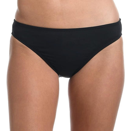 Bas de maillot de bain hipster La Blanca Island Goddess uni pour femme, noir, taille 8