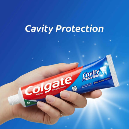 Colgate Cavity Protection Toothpaste with Fluoride - 6 ounce (6 Pack)