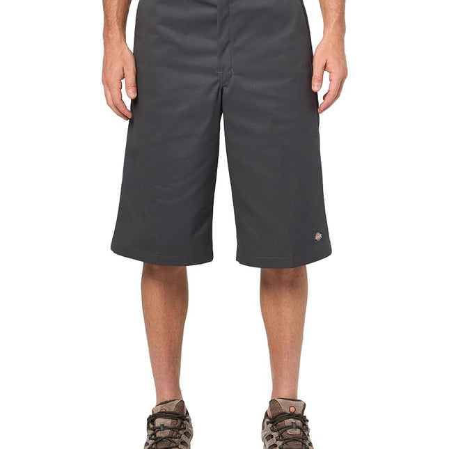 Dickies Mens Loose Fit Multi-use Pocket Work Shorts, Charcoal, 46 Regular