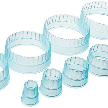 Ateco 5707 Fluted Edge Round Cutter Set in Graduat