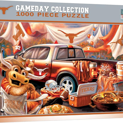 Puzzle MasterPieces Unisexe de 1000 pièces pour hayon de jour de match, couleurs de l'équipe, 1000 pièces – 48,9 x 67,9 cm