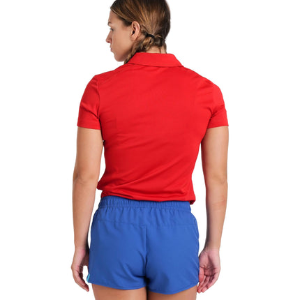 Arena Women's Team Solid 100% Polyester Athletic Shorts with Side Pockets and Drawstring, Royal, XX-Small